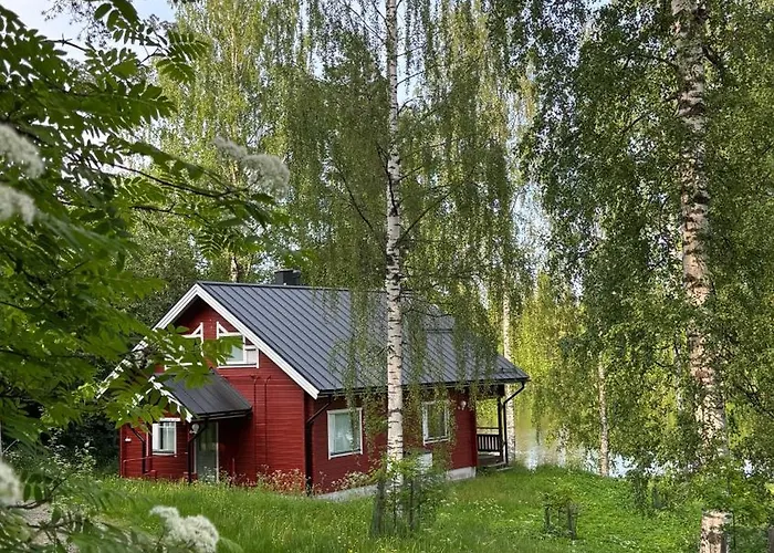 别墅 Tahkon Riihiranta - 4 Bedroom By The - Tasokas Tilava Rantamoekki *